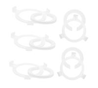 DIYEAH Anneaux Réducteurs Pour Abat-jour Plastique E27 Vers E14 Et E26 Adaptateurs D'abat-jour Universels Pour Luminaires, Lot De 10 Pièces, Utilisation Intérieure Décoration Maison Et Hôtel