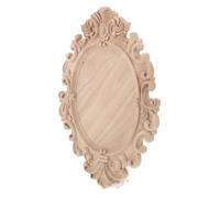 DIYEAH Appliques Sculpté Européen Style Vintage Non Peint Décor pour Portes Armoire Placard Meubles Décoration Intérieure