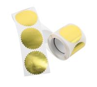 DIYEAH Autocollants De Sceau En Papier Doré Pour Certificats - Autocollants ÉLéGants Pour DiplôMes DéCoration De Bureau FêTes Et Artisanat - IdéAl Pour Enseignants Et Parents