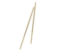 DIYEAH Baguettes Japonaises Réutilisables en Laiton Doré, Forme Carrée Antidérapante, Élégance Vintage Cuisine Japonaise et Plats Occidentaux