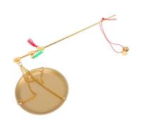 DIYEAH Balance de Médecine Chinoise en Cuivre 100 G Petite Balance Portable Plateau Rond Outil de Pesée Précis pour Herbes Thé et Bijoux Échelle de Grammes Vintage Pratique