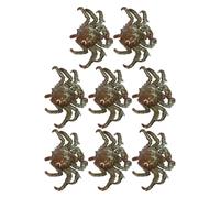 DIYEAH Ballons en Aluminium Forme Crabe 8 Pièces - Décorations pour Fête D’Anniversaire Thème Crabe - Ballons Gonflables Réutilisables Résistants aux Intempéries pour Décoration