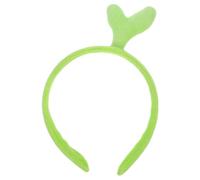 DIYEAH Bandeau Cheveux Vert à Motifs Germes de Soja, Accessoire Confortable en Tissu, Bandeau de Cosplay Adorable pour Femmes Lors de Fêtes ou Cortèges