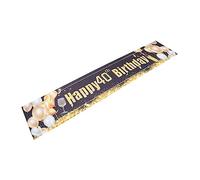 DIYEAH Bannière de Décoration Anniversaire Arrière Plan Ornement Mural pour Fête Parfait pour Célébrations et Réunions