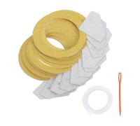 DIYEAH Bannière Décorative en Papier Pailleté Bagues Diamant Guirlande Scintillante pour Décoration Mariage Enterrement de Vie de Jeune Fille et Anniversaire Mariage Festive et