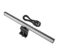 DIYEAH Barre Lumineuse Minuterie et Commande Tactile D'écran D'ordinateur Anti-lumière Bleue Protection des Yeux 33 Cm Économie D'espace, Lampe USB en Abs et LED