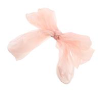 DIYEAH Barrette à Cheveux Nœud Géant en Tulle Rose Poudré, Pince à Nœud Coquette pour Mariage et Bal, Accessoire Cheveux Femme, Maintien Ferme, Compatible avec Divers Types de Coiffures,