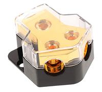 DIYEAH Bloc De Distribution D'Alimentation Audio 12V Pour Voiture Et Camion Répartiteur Robuste Avec Couvercle Protecteur Installation Discrète Pour Système Amplificateur Audio