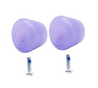 DIYEAH Bloc de Frein Patins à roulettes Réglable 1 Set 4 Pièces pour Patinage en Ligne, Coussin de Frein en Gomme Jelly Violet, Accessoire Patins à roulettes Compatible Multifonction,