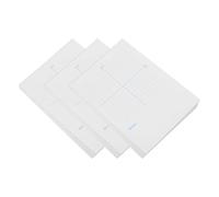 DIYEAH Bloc-notes de coordonnées XY 3 pièces : papier millimétré pour plans de coordonnées, bloc-notes pour mathématiques, algèbre, géométrie, calcul, sciences, blanc