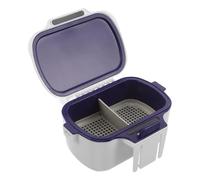 DIYEAH Boîte à Appâts de Pêche Vivants Double Compartiment Isolée Blanche | Plastique, Sépare Asticots Rouges, Limite L’humidité, pour Rivières et Autres Sorties de Pêche