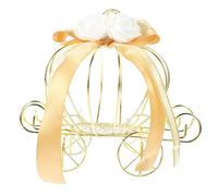 DIYEAH Boîte à Bonbons de Chariot Citrouille Boîte à Cotillons en Fer Style Européen pour Fêtes et Projets DIY pour Accessoires et Pâtisseries