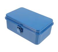 DIYEAH Boîte à Outils Vide en Fer Épais pour Usage Domestique, Coffre à Outils Métallique Robuste Haute Rigidité et Protection Renforcée pour Rangement D'accessoires