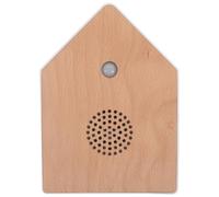 DIYEAH Boîte à Sons D'oiseaux Blanche avec Capteur de Mouvement, Minuterie, Design Compact en Plastique pour Contemplation et Relaxation en Déplacement