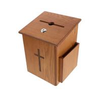 DIYEAH Boîte à Suggestions Verrouillable en Bois pour Collecte de Dons, Artisanat Délicat, Audit Facile, pour Lieux Publics à Fort Passage et Événements Caritatifs