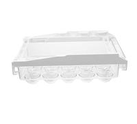 DIYEAH Boîte à Œufs à Transparent pour Réfrigérateur Rangement Aliments Optimisé Fixation Facile par Clips