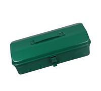 DIYEAH Boîte de Rangement en Fer Verte avec Serrure, Grosse Capacité et Design Portable, Maison Bricolage
