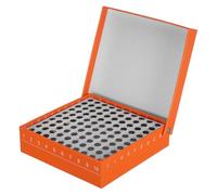 DIYEAH Boîte de Rangement en Papier avec Couvercle pour Tubes à Essai et Flacons, Compatible Congélateur, Compartiments Intégrés, Conception à Rabat pour Usage en Laboratoire