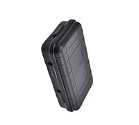 DIYEAH Boîte De Rangement Étanche Et Anti-Chocs pour Kit De Secours Multi-usages pour Plein Air Noir