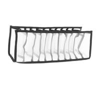 DIYEAH Boîte de Rangement Sous-vêtements Maille Noire Épaissie Compartiments Organiseur Chaussettes Soutien-gorge Multifonction pour Chambre et Placard