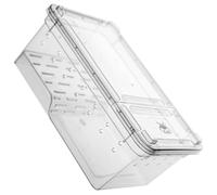DIYEAH Boîte D'élevage pour Reptiles avec Plateforme Zone de Repos et Alimentation en Plastique Pente pour Grimper et Exercice Adaptée pour Tortues et Reptiles