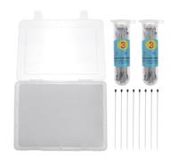 DIYEAH Boîte Kit Transparente avec Aiguilles et Couvercles en Plastique Équipement pour Collecte et Protection D'échantillons pour Spécimens D'insectes en Bio-expérimentation
