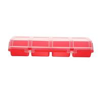 DIYEAH Boîte Plastique De Rangement Organisateur De Vis Et Boulons Étui à Compartiments Boîte De Stockage pour Atelier Et Bricolage