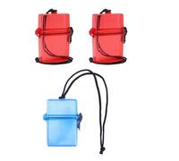 DIYEAH Boîtes Étanches de Plongée 3 Pièces en Plastique, Coffret de Rangement Extérieur Hermétique pour Remède et Matériel de Survie, pour Sports Nautiques et Plage Couleur Aléatoire