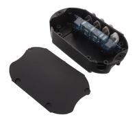 DIYEAH Boîtier de Commande en Plastique Ovale pour Ventilateur Pied, Boîtier Résistant au Feu avec Bornier en Cuivre, Adapté pour Ventilateurs Domestiques, pour Fête