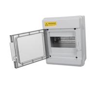 DIYEAH Boîtier Électrique Étanche Extérieur Robuste avec Fenêtre Transparente Protection Distribution Circuit Matériau Anti-uv Ouverture Latérale Pratique pour Centres Commerciaux et