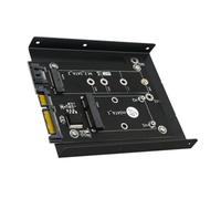 DIYEAH Boîtier Msata pour Ssd Carte Adaptatrice Msata vers Double Connecteur Serial Ata Compatible
