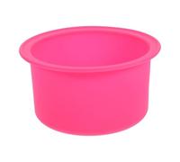 DIYEAH Bol à Fondre la Cire en Silicone Antiadhésif Rose, Récipient Résistant la Chaleur pour Chauffe-cire, Doublure Pratique et Compacte pour Épilation, Pot Silicone Chauffe-cire