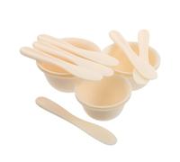 DIYEAH Bol Mélangeur pour Masque Facial Maison 12 Pièces - 2 Bols Grands, Moyens et Petits en Plastique Alimentaire 6 Applicateurs pour Soins du Visage, Ensemble D’outils Esthétiques