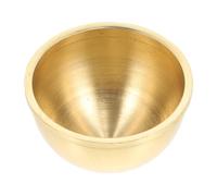 DIYEAH Bol Offrande Bouddhiste Cuivre Doré Petit Format Accessoire Rituel pour Temple et Méditation Décoration Zen Écologique Odeur
