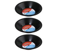 DIYEAH Bols en Plastique Design Compact et Multifonctionnel Lot de 3 Vintage pour Rangement Disques Vinyles et Fruits et Fêtes de Mariage pour Maison