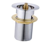 DIYEAH Bonde Lavabo Inox avec Couvercle Drain Pop-up pour Évier Cuisine et Salle de Bain Système Clic-clac Anti-colmatage pour Bassin avec Trop-plein Design Rond Moderne