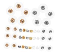 DIYEAH Bouchons Boucles Doreilles Plastique et Résistants Sécurisés et Confortables Accessoires pour Maintien Chute Lot pour Femmes et Adolescents