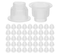 DIYEAH Bouchons de Diffuseur D’Huiles Essentielles 28 MM Transparents Trou - 200 Pièces pour Flacons en Verre - Remplacement pour Diffuseur D’Aromathérapie Voiture Bureau et Maison