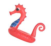 DIYEAH Bouée Gonflable Solide en PVC Forme Hippocampe et Facile à Gonfler, Ambiance Estivale pour Piscine et Plage en Famille ou Entre Amis