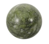 DIYEAH Boule de Jade Feng Shui 5 CM sphère en Jade Verte pour Maison et Salon décoration Chinoise Ornement Poli pour Usage intérieur