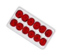 DIYEAH Bouquet De 12 Fleurs Immortelles Roses ConservéEs 1.38In DéCoration Mariage Accessoire Floral pour FêTe Anniversaire Et DéCoration IntéRieure