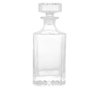 DIYEAH Bouteille à Whisky en Verre Décorative en Verre Lisse sans Bavures pour Décoration Maison et Hôtels Carafe à Whisky Originale Imitation