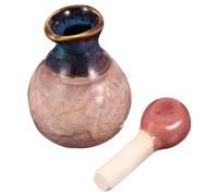 DIYEAH Bouteille D’Huile Essentielle en Céramique Rose 1 Pièce Bouchon Flacon Rechargeable Décoratif pour Aromathérapie Diffuseur Parfum Multifonction pour Usage Quotidien et