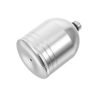 DIYEAH Bouteille D'injection de Peinture pour Aérographe en Métal Argenté | Rechargeable, Compacte, Débit Régulier, pour Maquettistes et Amateurs, Croquis Extérieur, Pratique D'aérographe