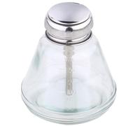 DIYEAH Bouteille en Verre Épais Légère et Facile à Nettoyer de 180ml pour Distributeur D'alcool pour Usage Domestique ou Boutique