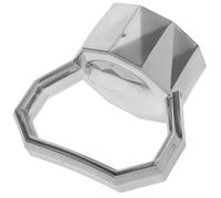 DIYEAH Bouton de Couvercle de Casserole, Poignée de Couvercle, Pp Argenté, Base Élargie, pour Casseroles Ménagères, Marmites à Lait et Woks, Sécurité, Facile à Nettoyer