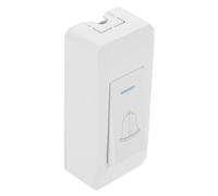 DIYEAH Bouton de Sonnette pour Porte Intérieure Extérieure Interrupteur Haute Puissance Compact Installation Facile pour Maison Bureau et Penderie