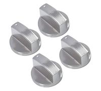 DIYEAH Boutons de Commande Remplacement Pratique Manipulation Facile Lot de 4 en Alliage de Zinc pour Cuisinière et Four