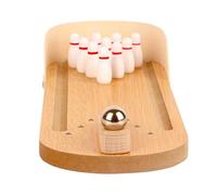 DIYEAH Bowling pour Perroquets en Bois Pistes Droites Mobiles, Jeu Éducatif pour Entraînement à L'intelligence et Amusement Quotidien des Oiseaux