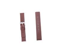 DIYEAH Bracelet De Montre Cuir Cousu Pour Gear De Deuxième Génération Marron Boucle Argentée Compatible Avec Moto Deuxième Génération
